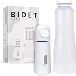JUNARIS Portable Bidet With Reservoir, High Pressure Mini Electric Rechargeable Handheld Travel Bidet, Water Sprayer for-image-80