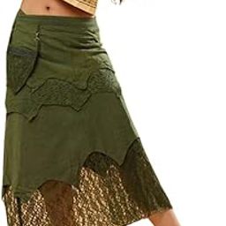 Crystal HEAL Dhora Skirt for Women – Freesize Green Cotton Wrap Skirt, Boho Chic & Versatile Design for Casual, Party, and Festival Wear, Lightweight, Breathable & Stylish Elegant Bottoms-image-37