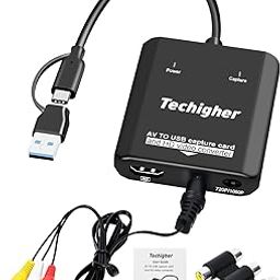 VHS to Digital Converter,USB Video Capture Card for Video,VCR/Hi8/DVD/AV/RCA/VHS to Digital Converter，RCA to hdmi Converter，av to hdmi Converter，Capture and convertVHS/VCR/Hi8/DVD/RCA to Digital-picture-15
