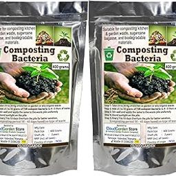 Dual-Action Composting Bacteria Powder – Fungi & Bacteria Blend for Kitchen & Garden Waste - Accelerates Decomposition, Odor Control - 800g (2x400g) – TSR Garden Store-image-50