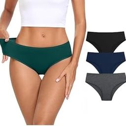 Women’s Cotton Panties – Soft, Breathable, and Lightweight Underwear for Everyday Comfort – Full Coverage Hipster with Tag-Free Waistband-image-123