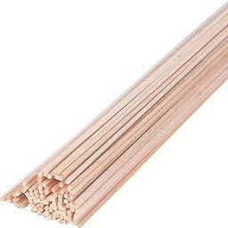 Balsa Wood Sticks 1/8 Inch Square Dowels 12" Long - Pack of 50 by Craftiff-image-40