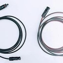 Daystar Solutions Solar DC Cable 6 sq.mm with Crimped MC4 Connectors (Red and Black 1 Meter)-23