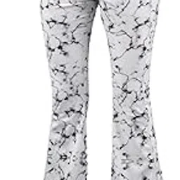 Imperative Women High Rise Bell Bottom Trousers(White,Large)-picture-8