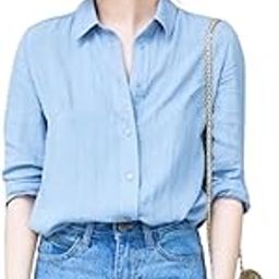 Women's wear Aqua Blue Formal Shirt-image-6