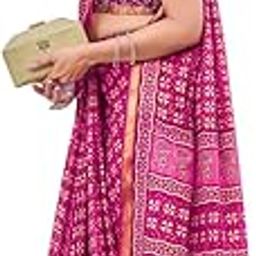 Multicolour Mulmul Cotton Saree, Bagru Hand Block Print, Zari Border with Unstitched Blouse-image-38