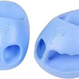 FOMIYES 1 Pair of Yoga Shoes Indoor EVA Dance Paw Yoga Socks Massage Shoes Creative Posture Correction Shoes for Pilates Ballet Dance Barefoot Workout Blue-image-70