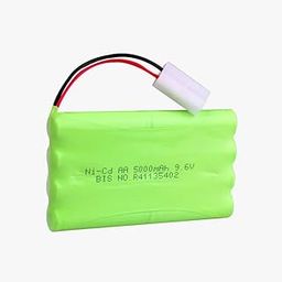 Compatible with 5000mAh 9.6v Ni-Cd AA Cell Battery Pack with 2-pin C20 Connector for Cordless Phone, ToysCar-22