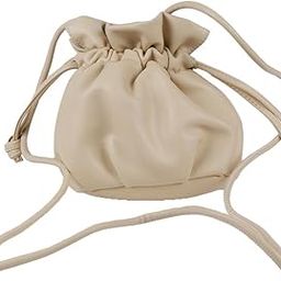 Women Gorgeous Off White Smooth Drawstring Sling Bag-image-28