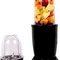 Kitchen Galaxy Bullet Mixer Grinder - 2 Jar Model,Matte Series,Charcoal Black Color,Powerful 400W 22000RPM motor,Full Copper winding,SS blades,2.5 Years warranty-picture-14