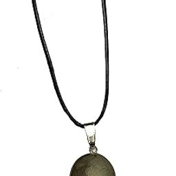 Natural Pyrite stone Cabochone oval Healing Pendant Healing Crystals-image-62