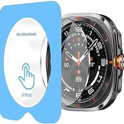 amazon basics Pro Protection Screen Protector for Samsung Galaxy Watch Ultra (47mm) with Self Aligning Applicator (Pack of 1)-image-20