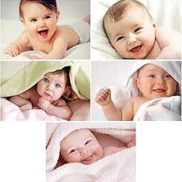 KARTMEN Wood Bamboo Smiling Baby Wall Poster (Multicolour, 12 X18 Inch)-image-16