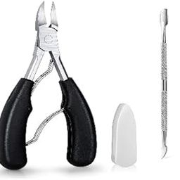 Toenail Clippers, + MALVA BEST Medical Grade Toe nail Trimmer, Nail Clippers for Thick Nails or Ingrown Toenail Tool, Stainless Steel Sharp Pedicure Toe Nail Clippers Adult, with Easy-to-Grip Rubber Handle.-43