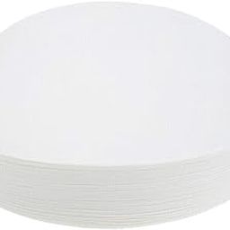 100pcs Ashless Quantitative Filter Paper Circles Round Fast 30-50um -White-image-89