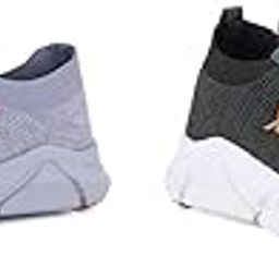 Men's SM 680 | Enhanced Durability & Soft Cushion | Grey Walking Shoe - 10 UK-image-48