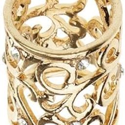 ™ 5xScarf Ring Modern Simple Cylinder Scarf Buckle Gift Valentine's Mother's Day Gold | Pins & Brooches | Fashion Jewelry-image-11
