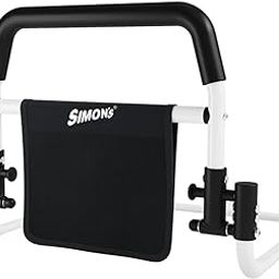 Simon's Foldable Steel bedrail with Foam Grips and Storage Pouch for Bed Side Railing of Elderly and Adult Bed Safety Grab bar-image-67