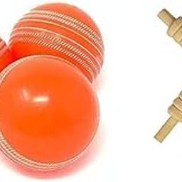 Onekbhalo Cricket Rubber Synthetic Ball i10 with Wooden Bails for Cricket Practice Pack of 3-image-46
