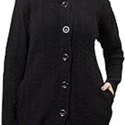 Winter Wear Casual Wear Wool Blend Button Closure Soft & Warm Full Sleeve Women's Cardigans (4708)-37
