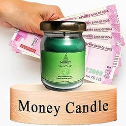 Anshil Money Candle with Citrin Crystal for Attract Money & Abundance| Spell | Ritual Candle | Reiki Energised Candle(Cylindrical)[GET Free Surprise Gift with Every Order]-image-15