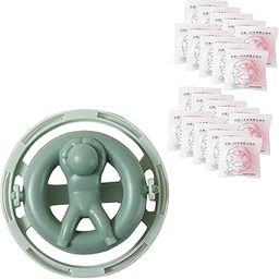 Washing Machine Filter Bag Portable Lints Catcher for Clothes Jackets Blanket Green-image-40