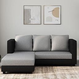 WESTIDO Gundoldo Fabric 5 Seater Sofa (Finish Color - Grey Black, DIY(Do-It-Yourself)) | 1 Year Warranty-image-36