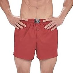 Hot Red Airy Boxers for Men | Half Pants | Nikker | Stretchable Lounge Wear (Casual | Summer)-image-39