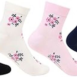 Women's Ankle Length Cotton Socks (Pack Of 4) (BRO8418-PO4_Multicolour)-image-18