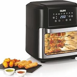 Glen Digital Air Fryer Oven for Home, 12 Litre, 2000W, 8 Preset Function, Rotisserie, Digital Display & Controls, Airfryer to Dehydrate, Bake, Roast, Toast with Less Oil, 8 Accessories (SA 3040 DSS)-10