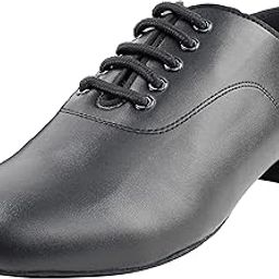 Men's Perseus Ballroom Waltz Salsa Latin Tango Swing Social Dance Shoes-4