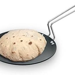 Hawkins Futura 22 cm Tava, Non Stick Tawa with Stainless Steel Handle, Black (NT22)-image-63