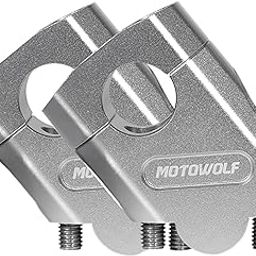 CALANDIS Universal Motorcycle Aluminum Handle Bar Riser Bar Mount Bracket Silver 22mm | Other Handlebars & Levers | Handlebars, Grips & Levers | Motorcycle Parts-image-10