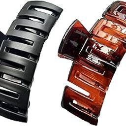 Medium-Size Multi Color Imported Acrylic Material Butterfly Hair Clips For Women | Hair Clutchers-image-14