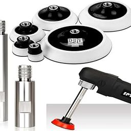 DIY Crafts 1x Backing Plate, 3" inch, Only Backing Plate for M14 Stainless Steel Rotary Polisher Extension Shaft Clamp for Car Care Polishing Accessories Tools Auto Det (1x Backing Plate, 3" inch)-picture-10