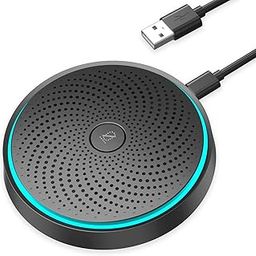 USB Conference Room Microphone, 360° Omnidirectional Pickup Upto 10 Feet, Easy Plug & Play, One Key Mute, Windows Mac Compatible use to Call, Record, Podcast & Meetings (Touch Mute)-image-23