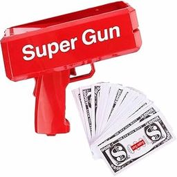 QUEBERS Money Gun Cash Cannon Toy for Kids & Adults – Shoots Fake Dollar Bills – Fun Party Prop for Weddings, Birthdays & Events – Automatic Cash Sprayer for Endless Entertainment-image-10