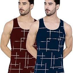 Men Vest Maze Navy Maroon-picture-55
