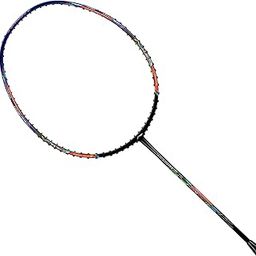 Li-Ning Windstorm 76 Carbon Fibre Unstrung Badminton Racket with Full Racket Cover (Black/Navy/Orange) | for Intermediate Players | 76 Grams | Maximum String Tension - 30lbs-picture-21