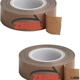 32MM Teflon Cloth Roll for Sealing Machine 32mm Width, Teflon Coated Glass Tape suitable for all kinds of sealing Machines (10 Meter, Brown) Pack of 2-image-28