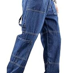 Men's Loose Low Rise Jeans-image-10