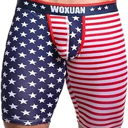 myaddiction Men's Underpants American Flag Printed Underwear Boxers Shorts S Multicolour-picture-19