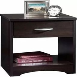 wooden Palm Sheesham Wood Night Stand Bedside End Table with Drawers Furniture for Bedroom,Semi Glossy-image-35