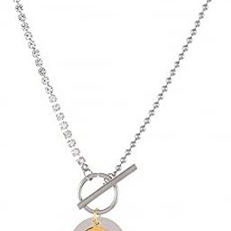Smiley Face Charm Pendant Chain For Women And Girls|Valentine gift for Girlfriend, Wife-0
