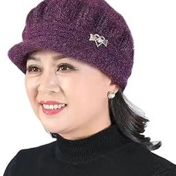 Women's Winter Soft Warm Knitted Pom Pom Beanie – Snow-Proof Fleece-Lined Hat for Staying Warm and Stylish - Trendy Winter Fashion Accessory - Multicolor-image-96