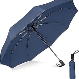 Lightweight Travel Mini Folding Umbrella with Waterproof Case - 6-Rib Compact Sun & Rain Pocket Umbrella for Purse, Windproof for Women & Girls-image-71