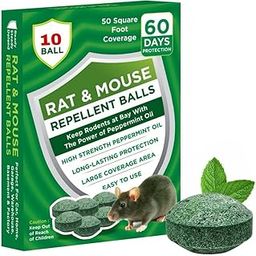 Aurevia Rat Repellent Balls for Car, Bike & Home | 60 Days Protection | No-Kill Rodent Repeller with Peppermint Oil | Mouse & Rat Control Tablets for Engine Wires | Pack of 10-image-18