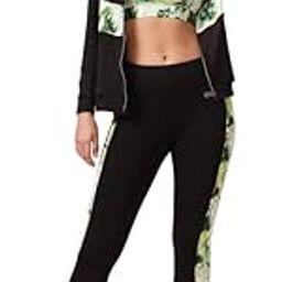 Women's High Rise Active Tights & Comfort-Fit Active Jacket Set - Black-picture-10