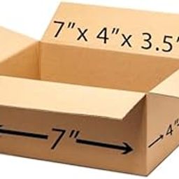 3 Ply Corrugated Boxes for Packaging | 7"x4"x3.5" (Pack of 8) | Brown Cardboard Packing Box for Shipping, Moving & Storage | Carton Boxes for Courier & Goods Transportation-image-42