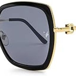 | UV Protection Sunglasses For Women | Gold Black Brown Transparent-picture-46